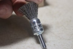 Lot of 3 Weiler 10013 1/2″ Diameter Stainless Steel Fine Wire Brushes
