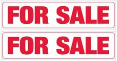 Double Sided Real Estate Corrugated Sign Riders 2PK(Includes 4 – 8″ Sign Stakes)