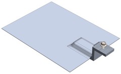 Magerack L Foot & Top-Mount Z Bracket Flashing Solar Panel Module Installation