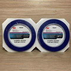 Lot 2 NEW 3M Fine Line Vinyl Tape 471+ Indigo Blue 1/4 in x 36 yd Roll PN06405