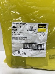 Viega 25396 MegaPressG 2″ x 2″ x 1-1/4″ TEE Carbon Steel Press Tee for Gas