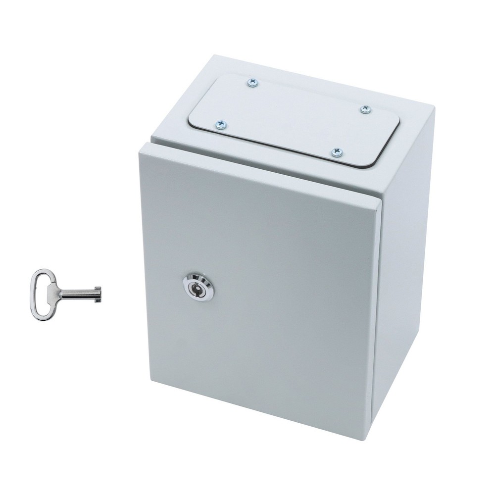 Steel Electrical Box Electrical Enclosure Box 10x8x6” Carbon Steel IP65