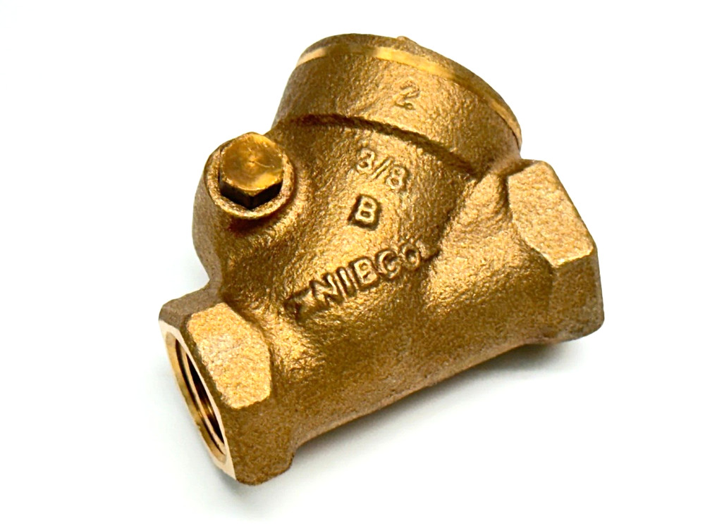 NIBCO T-413-B 3/8″ Y-Pattern Swing Check Valve Bronze NL73005