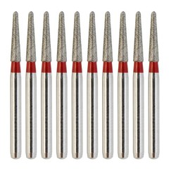 Multi-use FG 856-016F Round End Taper Diamond Burs Fine Grit Dental High Speed