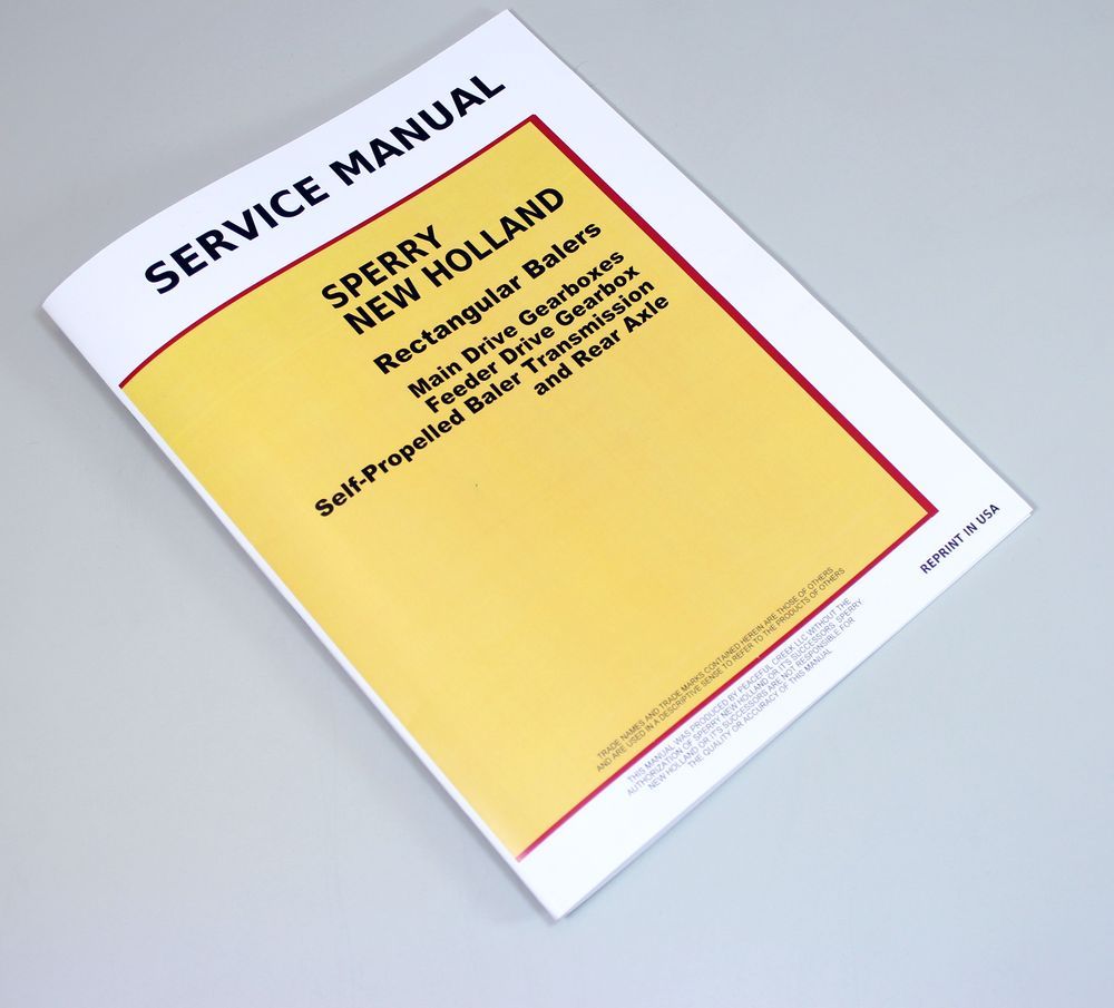 Sperry New Holland Square Baler Service Manual 269 270 271 272 273 275 276 277
