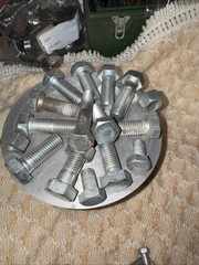 8 Pounds Of Bolts Some Large