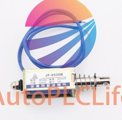 1PCS JF-0530B DC12V 300mA 5N/10mm Pull-Push-Type DC Solenoid Electromagnet M