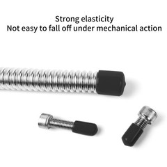 120Pcs Round Rubber End Caps 1/2 Inch 12mm ID Vinyl Flexible Screw Thread Pro…