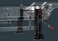 Support Winch Complete Single Pack OMS Mounting Height: 650, 700, 750, 800, 850
