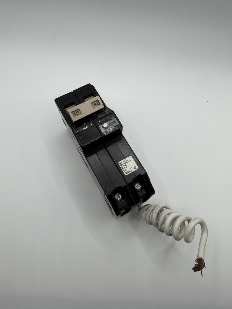 Eaton CHN240GF 40A 240V 2P Plug-in GFCI Circuit Breaker – tested & wrnty
