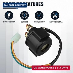 LOCOPOW GY6 Starter Solenoid Relay for Chinese 50cc 125cc 110cc 150cc 200cc 250c