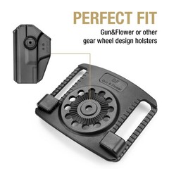 Adjustable Belt Loop Attachment Fits 1.5”–2.25” Belts, OWB Holster Belt