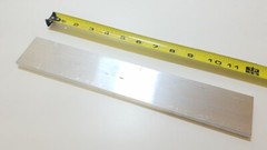 6061 Aluminum Flat Bar, 1/2″ x 2″ x 12″ long, Solid Stock, Plate, Machining