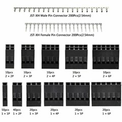 620Pcs 2.54mm Pitch SM Housing Connector Male Female Crimp Pins Adaptor Jst Kit