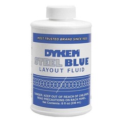 Dykem Dykem Steel Blue, Layout Fluid, Bottle, 8 oz 80400-1 Each