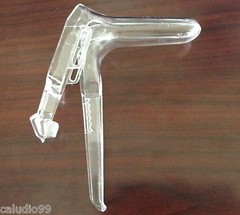 1 Vaginal Speculum Size S Disposable STERILE Plastic Clear INDIVIDUALLY PACKED