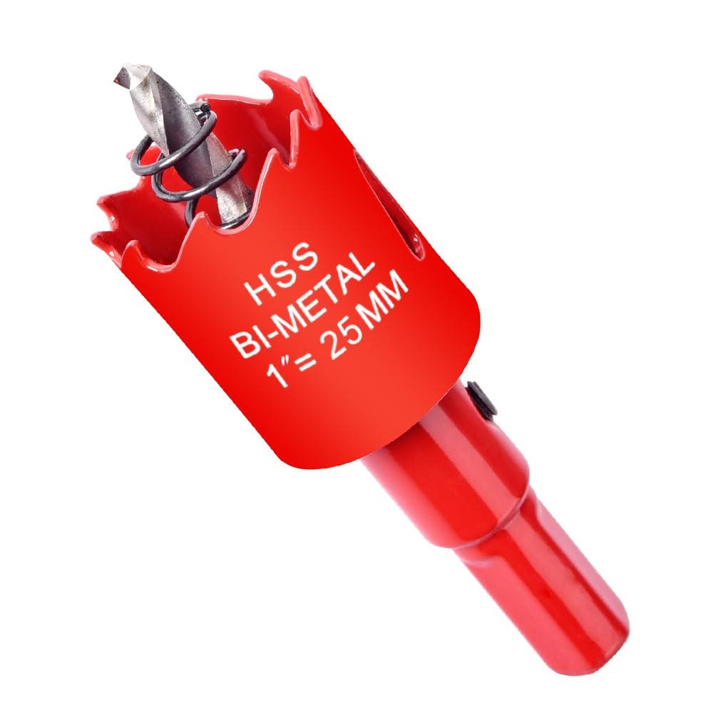 1 Inch / 25mm Hole Saw For Wood, Plastic Board, Ceiling, Drywall, And Metal