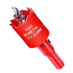 1 Inch / 25mm Hole Saw For Wood, Plastic Board, Ceiling, Drywall, And Metal