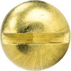 4-40 Brass Round Head Machine Screws Bolts Slotted Drive All Lengths Available
