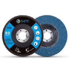 SATC 20x 4.5″ 4-1/2 Flap Disc 40 60 80 120 Grit Angle Grinder Sanding Grinding
