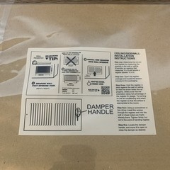 1 EVERBILT 8”Ceiling Diffuser Steel Round White, Paintable