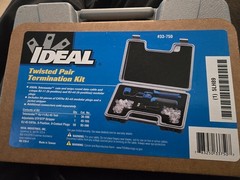 IDEAL Twisted Pair Termination Kit RJ-11/RJ-45 Cat5e Crimp 33-750