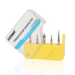 1 Kit de esmalte interproximal de fresas de diamante de ortodoncia dental