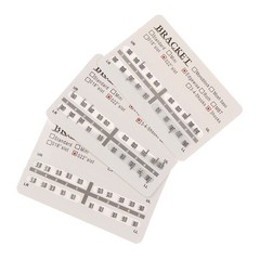 20pcs/set Dental Orthodontic Mini Edgewise Metal Bracket with/no hooks