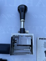 REINER 323 9 Wheel Numbering Machine Germany Excellent Condition & Quality! L@@k