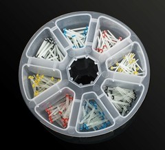 USA Dental Fiber Post Glass Quartz Teeth Restorative 1.0/1.2/1.4/1.6/1.8mm