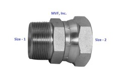 1/2″ MNPT Pipe x 1/2″ Female 37° JIC Straight Swivel Adapter Steel 6505-08-08