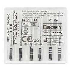 10Pks Dentsply ProTaper Universal Rotary Retreatment Files D1,D2,D3,D1-D3