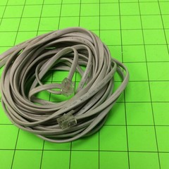 Telephone 25FT Beige SINGLE-LINE Cable Cord