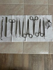 lightly used dental instruments set with multiple different brands
