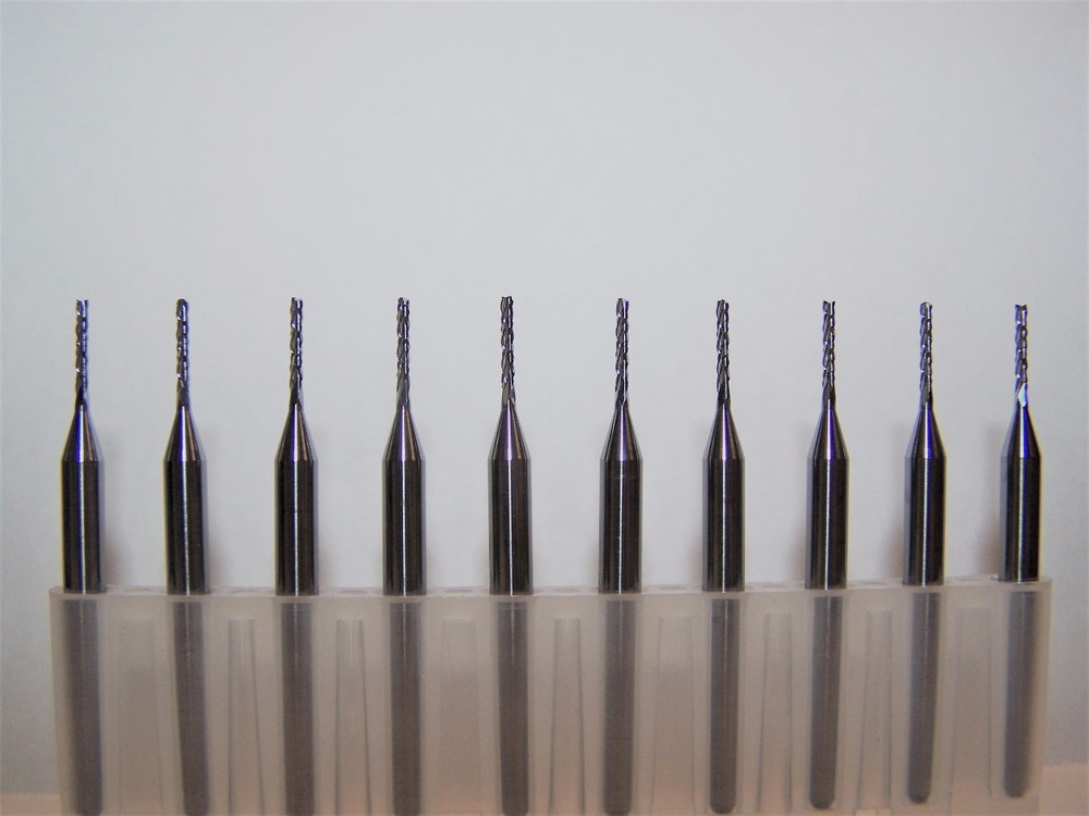 (10) – 1.00mm (.0394″) DIAMOND-CUT CARBIDE ROUTER BURRS, FT 4100-0394.256