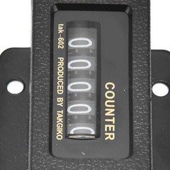 New Bale Counter Glass Mirror Design 5 Digit Counting Mechanical Counter Reset