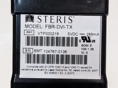 Steris FBR-DVI-TX OR Medical Video System Fiber Optic Module VTP000218, 5VDC