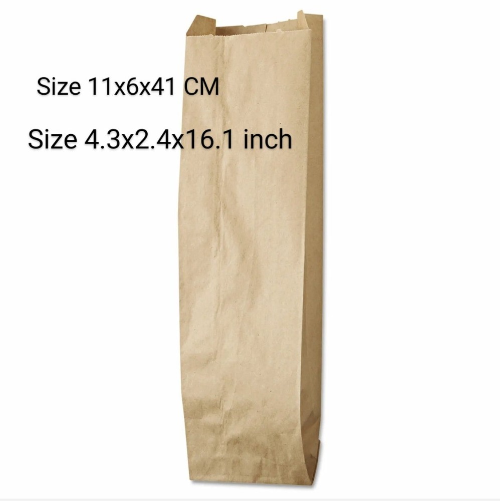 Kraft Brown Paper Bags Liquor Grocery （1-1000 Count) Bags – 25LB Stock Home 100