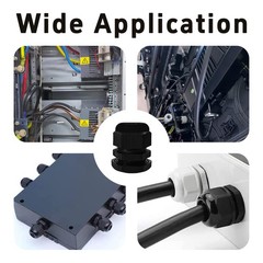 Runseaway 5Pcs PG21 Waterproof IP68 Nylon Cable Gland Connectors, Adjustable …