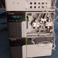 Shimadzu Prominence LC CBM-20A, LC-20AD, and Degasser