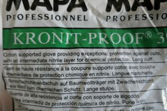 NEW MAPA Professional Kronit-Proof 395 Chemical Nitrile Cut Work Gloves Size 8