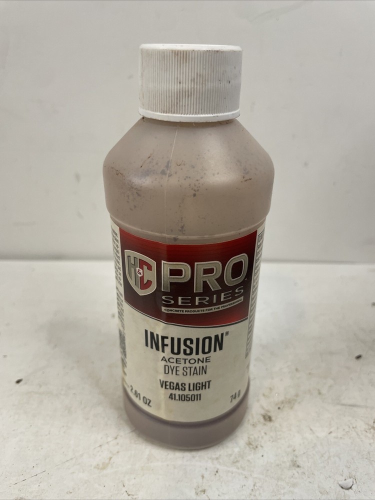 Infusion Acetone Concrete Dye Stain Vegas Light 41.105011 74 G 2.61 Oz