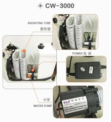 S&A Genuine CW-3000DG 110V Water Chiller Cool 50W 60W 80W CO2 Laser Tube