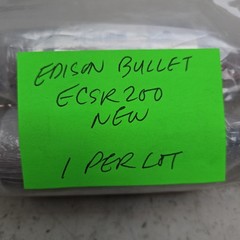 Edison Bullet ECSR200 Time-Delay Dual Element Industrial Fuse 200A 600V RK5 New
