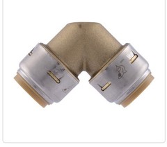 SharkBite MAX UR256A, 3/4-in. x 3:4-in. Push-to-Connect 90-Degree Elbow Fitting