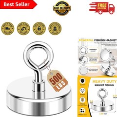 Super Strong 2.36” Neodymium Magnet 500 lbs – Ultimate Magnetic Fishing Tool