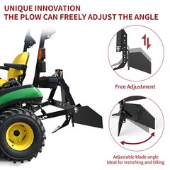 Heavy Duty Steel Middle Buster for Category 1 3 Point 3 Pt Quick Hitch Tractors