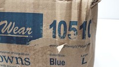 Polyco 10510 Polywear Gown Blue Large Pack of 100