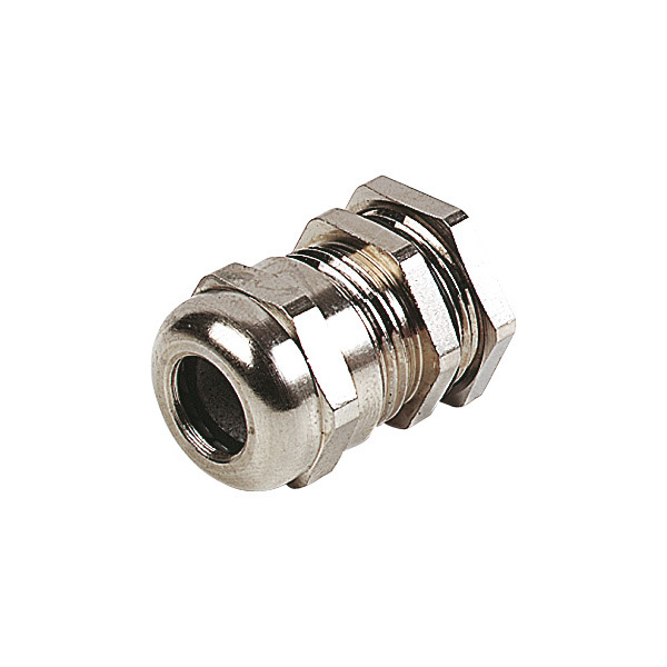 10 PG13.5 Precise CNC Machined Waterproof Nickle Plated Brass Cable Gland 6-12mm