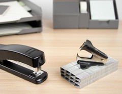 5000 Rust-Resistant 1/4″ Standard Staples for Efficient Office Organization